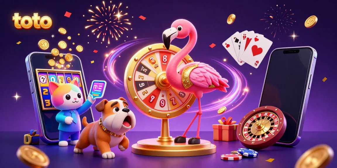 Experience the excitement of casinos with the vibrant toto game show scene, featuring characters and prizes.