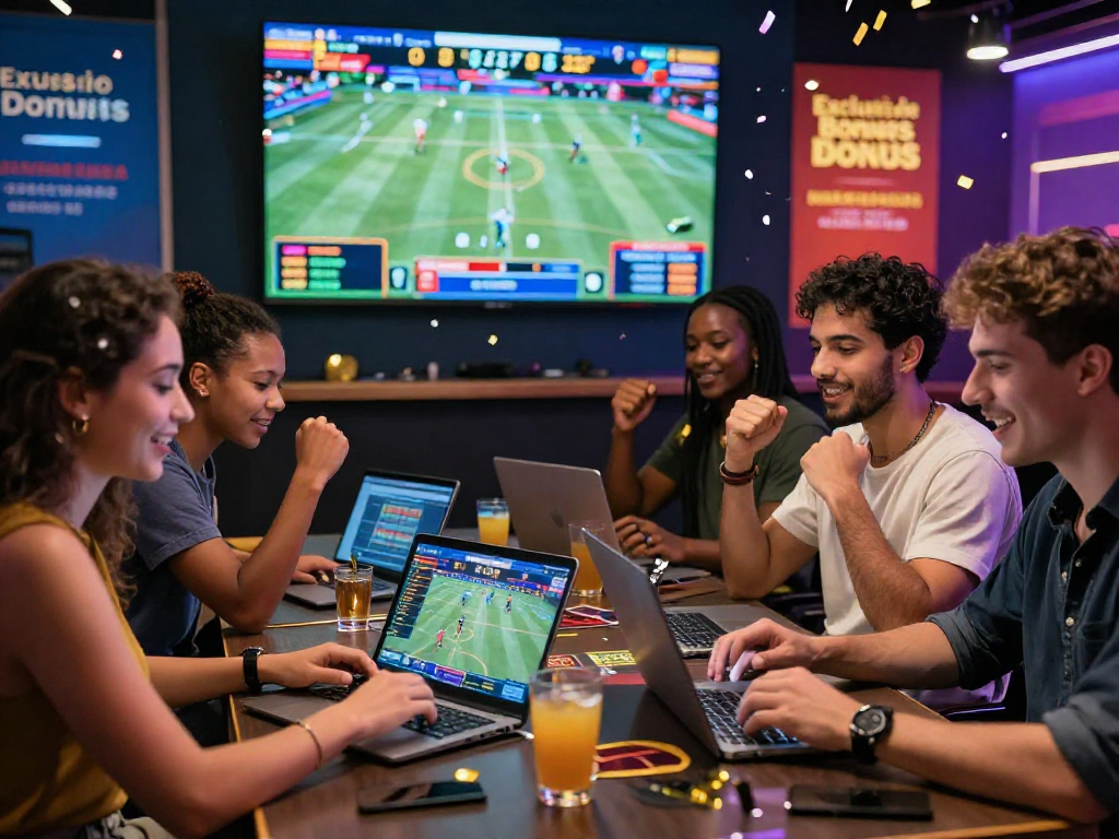 EK333 users celebrating online betting wins in a vibrant atmosphere with exciting game statistics.