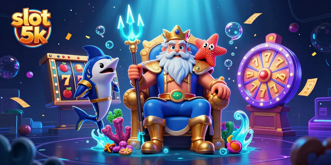 Experience thrilling gameplay with slot 5k, featuring vibrant slot reels and money effects.
