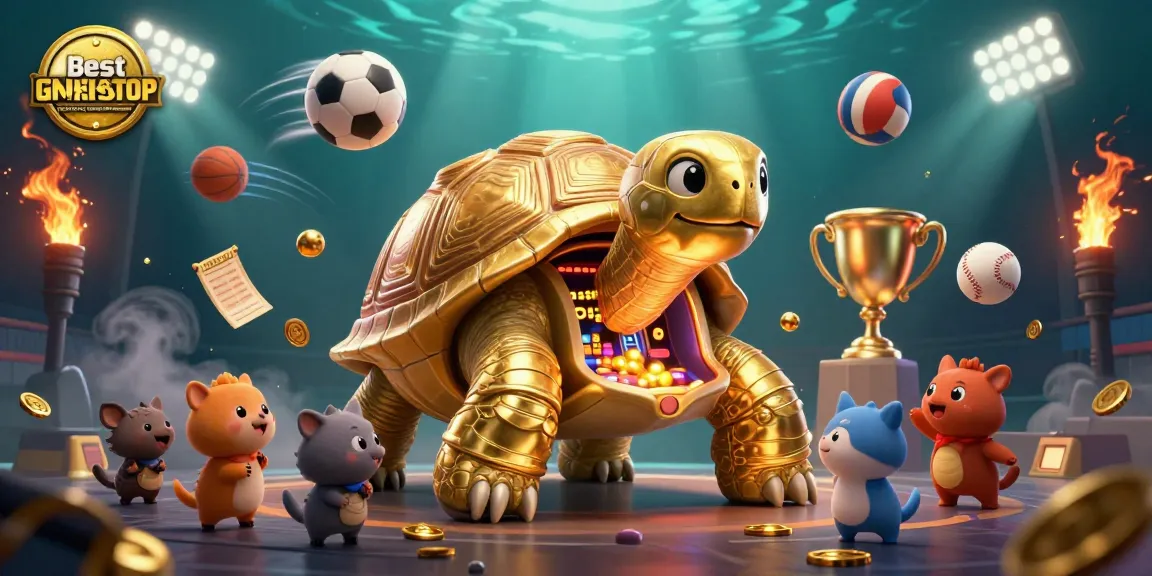 Engage with the best betting sites not on gamstop / bookies not on gamstop reviewed in this vibrant 3D casino scene.