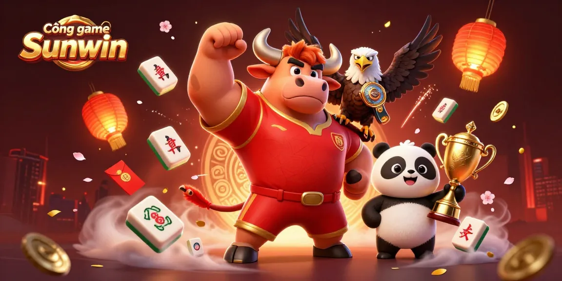 Cổng game Sunwin brings exciting online gaming with vibrant characters and dynamic casino elements.